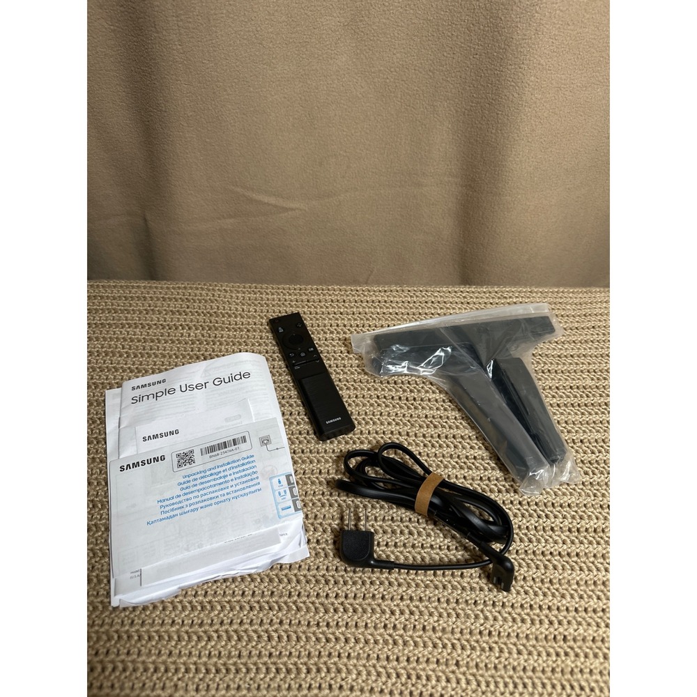 Samsung TV Accessory Kit Remote Manual Stand Legs and Power Cord Replacements